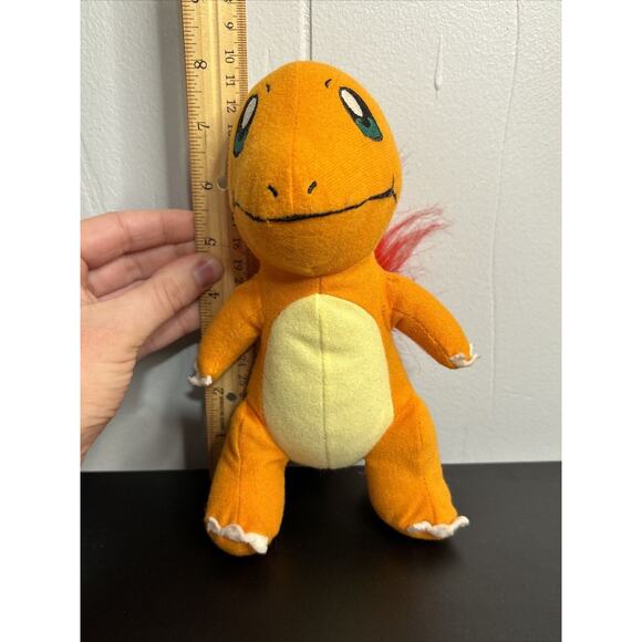 Pokemon Diamond And Pearl Charmander Plush Nintendo Game Freak 2008 Preloved - Picture 9 of 9